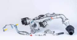 10009930098 Borgwarner Bytesturbo Kit T5 Transporter BiTurbo TDi CFCA Motorn (OE: 03L 145 715 J)