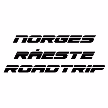 Norges Råeste Roadtrip 40 x 14,6cm
