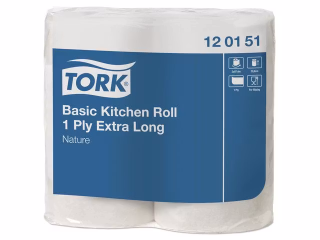Hushållspapper TORK Uni lång 1-lag 14/fp