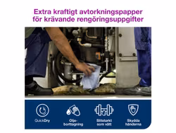 Industritork TORK Adv W4 Kraf.blå 500/fp