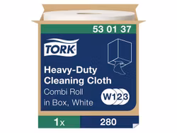 Rengöringsduk TORK W4 Kraftig vit 280/fp