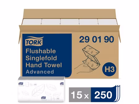 Handduk TORK Adv H3 2-lag spolb 3750/fp
