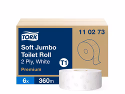 Toalettpapper TORK Pre T1 2-lag 360m 6/fp