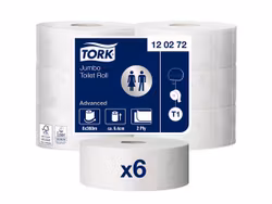 Toalettpapper TORK Adv T1 2-lag 360m 6/fp