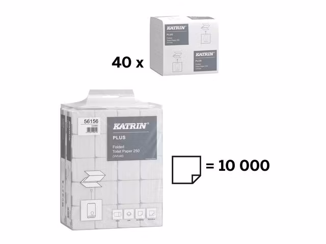 Toalettpapper KATRIN Plus Bulk 10000/fp