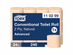 Toalettpapper TORK Adv T4 natur 24/fp
