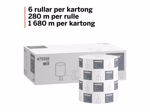 Torkrulle KATRIN Plus 1-L M 280m 6/fp