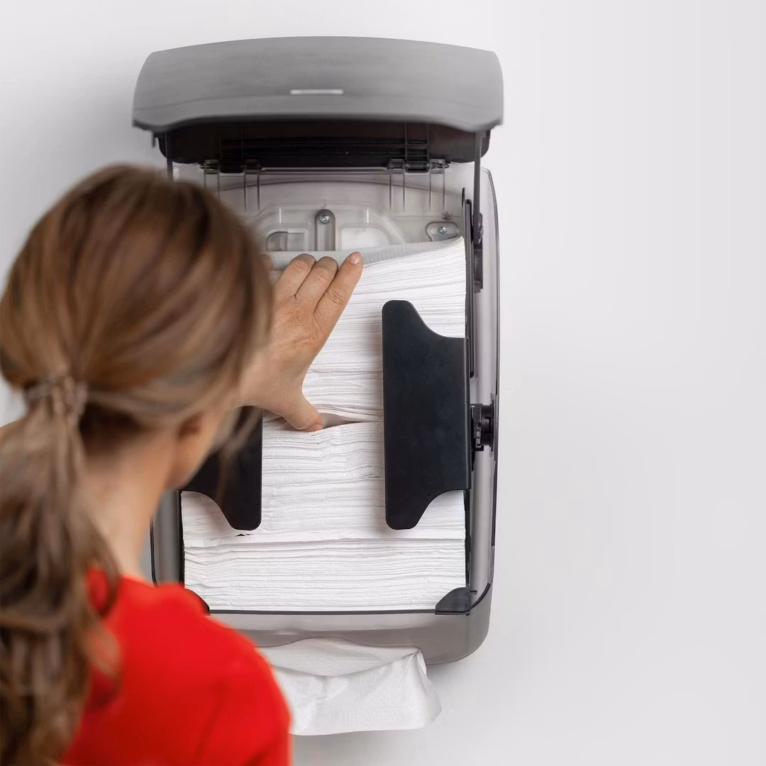 Dispenser KATRIN Handduk M svart