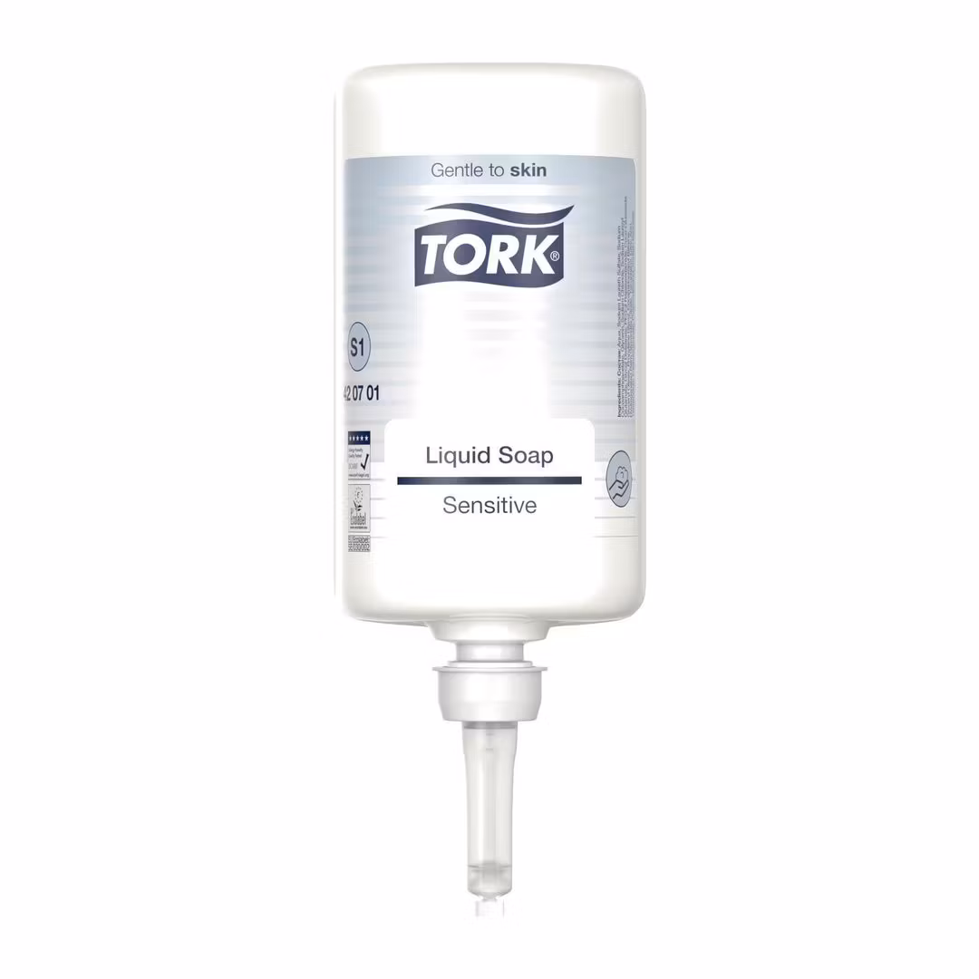 Tvål TORK S1 Pre Extra mild transp. 1L 6/fp