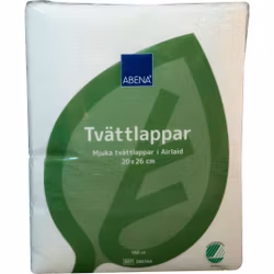 Tvättlapp Airlaid Svanen 20x26cm 180/fp