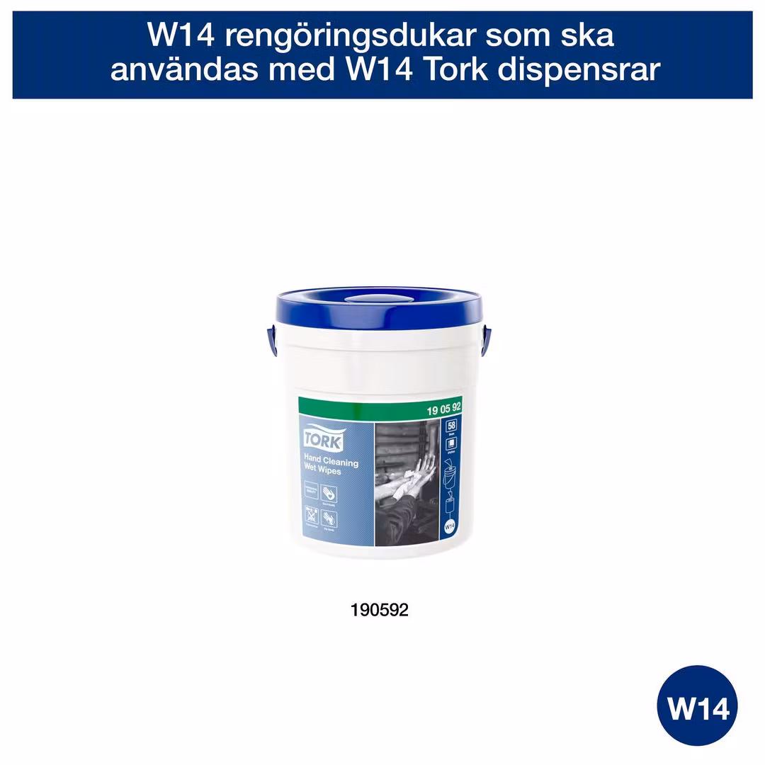 Våtservett TORK Refill PreW14 hand 58/fp