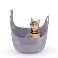 Litter Genie® katt toalett i färger grå eller vit