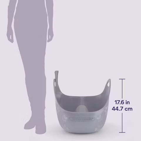 Litter Genie® katt toalett med spade grå eller vit