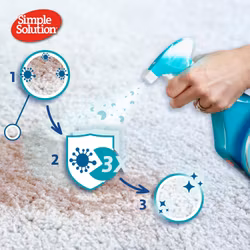 Simple Solution® Extreme Cat Stain and Odour Remover , Enzymatic Cleaner with 3X Pro-Bacterial Cleansing Power