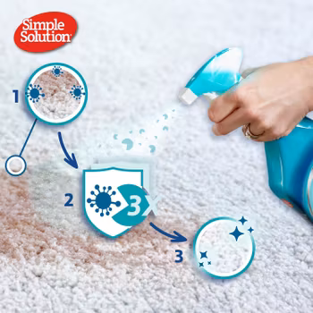 Simple Solution® Extreme Cat Stain and Odour Remover , Enzymatic Cleaner with 3X Pro-Bacterial Cleansing Power