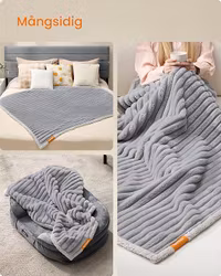 Filt, vattentät, vändbar och tvättbar stl. M