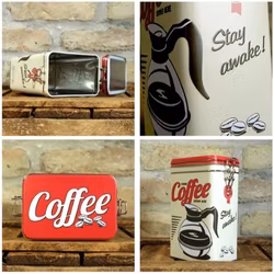 Koffieblik Strong Coffee