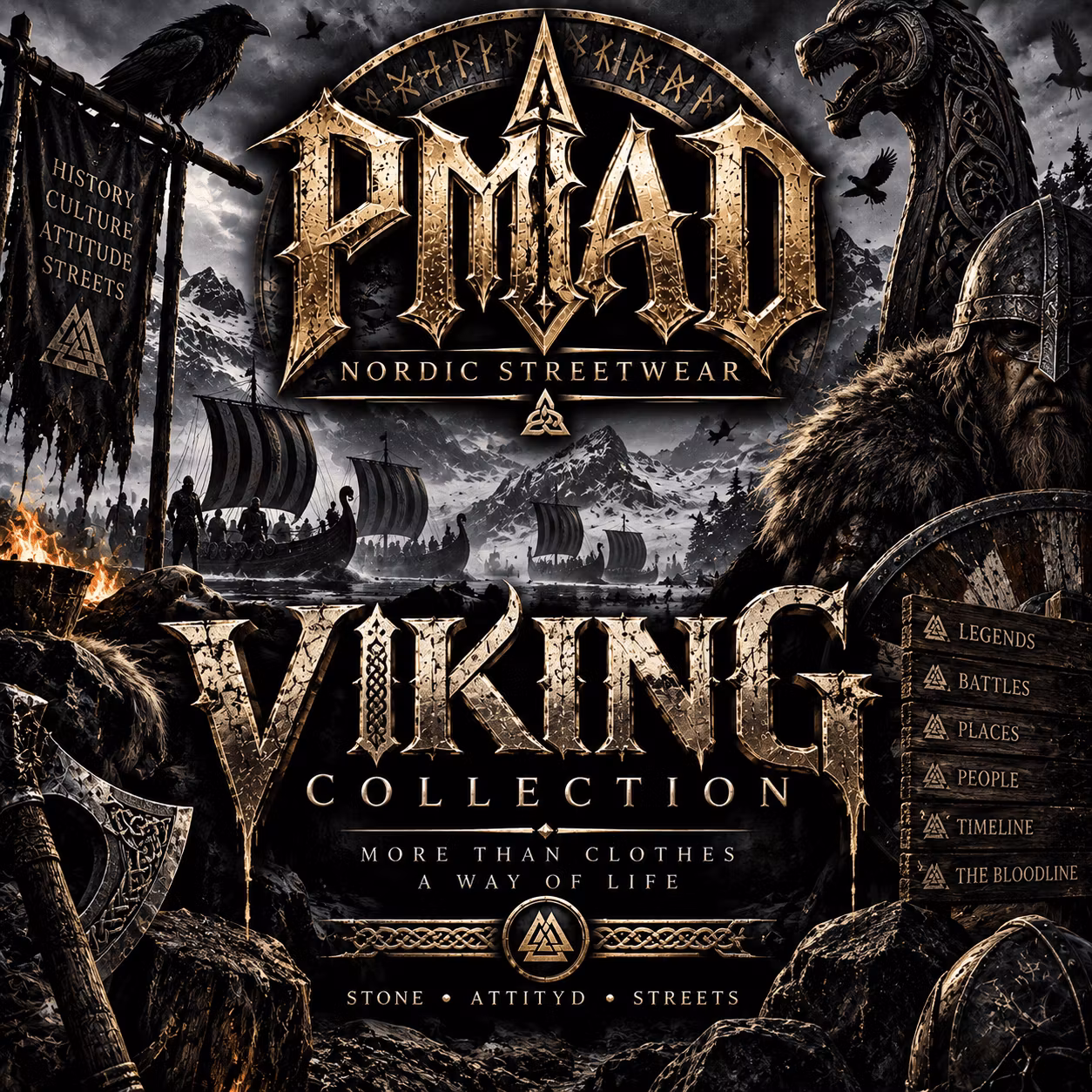 VIKING COLLECTION - PMAD Nordic Streetwear