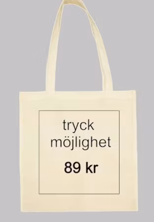 Miljö bärkasse för unika tryck på