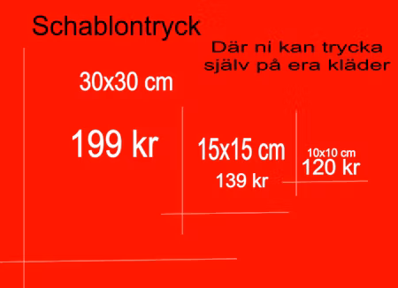 Schablontryck 15x15