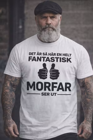 Perfekt T-shirt för Morfar