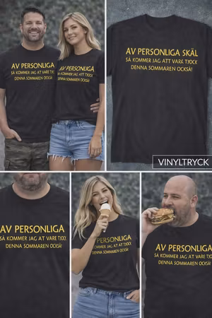 T-shirt : av personliga