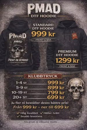 Hoodie Standard/Premium DTF