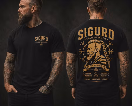 King Sigurd Snake in the eye