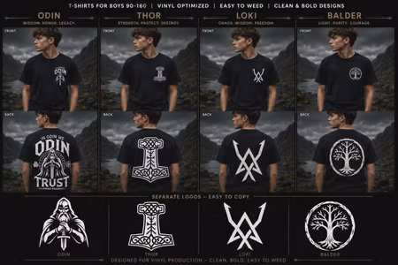 Viking kids T-shirt pojke