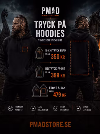 TRYCK EGET STANDARD  VINYL HOODIE