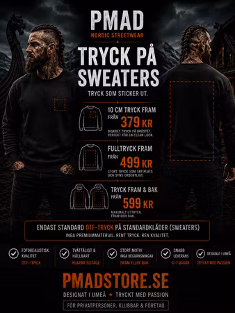 TRYCK EGET   DTF STANDARD SWEATER