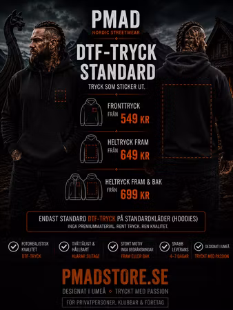 TRYCK EGET STANDARD DTF HOODIE