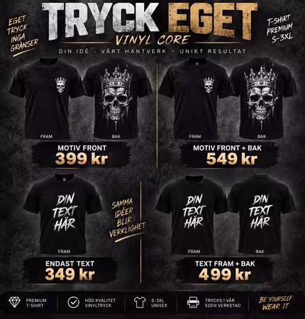 GÖR DIN EGNA T-SHIRT