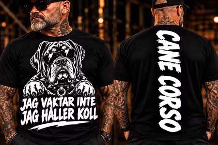 Cane Corso – Jag håller koll T-shirt