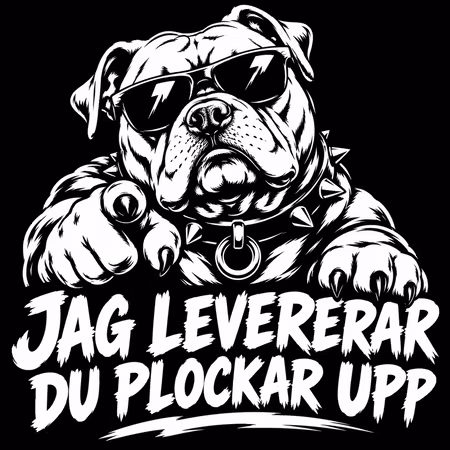 XL Bully – Jag levererar, du plockar upp T-shirt