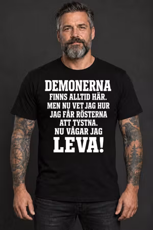 Demonerna finns alltid här – T-shirt