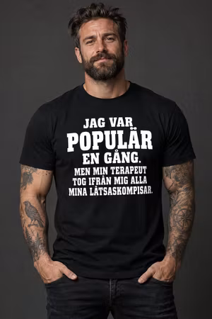 Jag var populär en gång – T-shirt