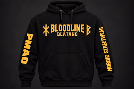 HOODIE-BLOODLINE BLÅTAND
