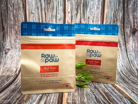 Raw for Paw® Biff m Lingon & Nässla 50g 🇸🇪