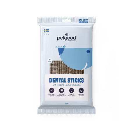 Petgood® Insektsbaserade Dental Sticks 180g