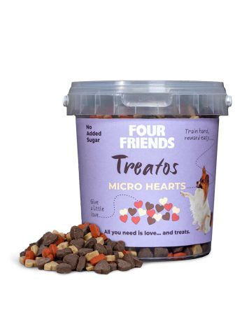 Four Friends® Treatos Micro Hearts 500 g 🇪🇺