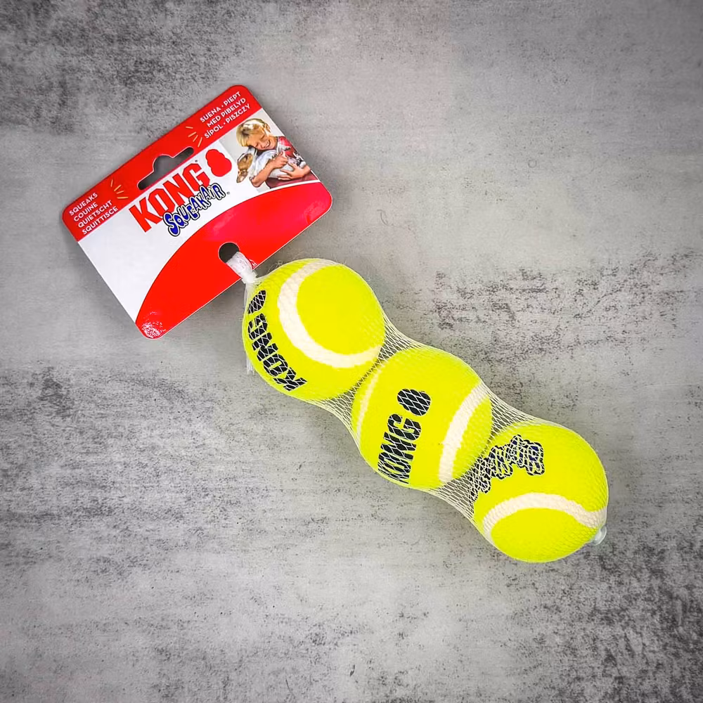 KONG Squeakair Boll 6 cm 3-pack