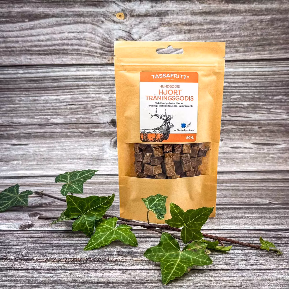 Tassafritt Träningsgodis Hjort 80g