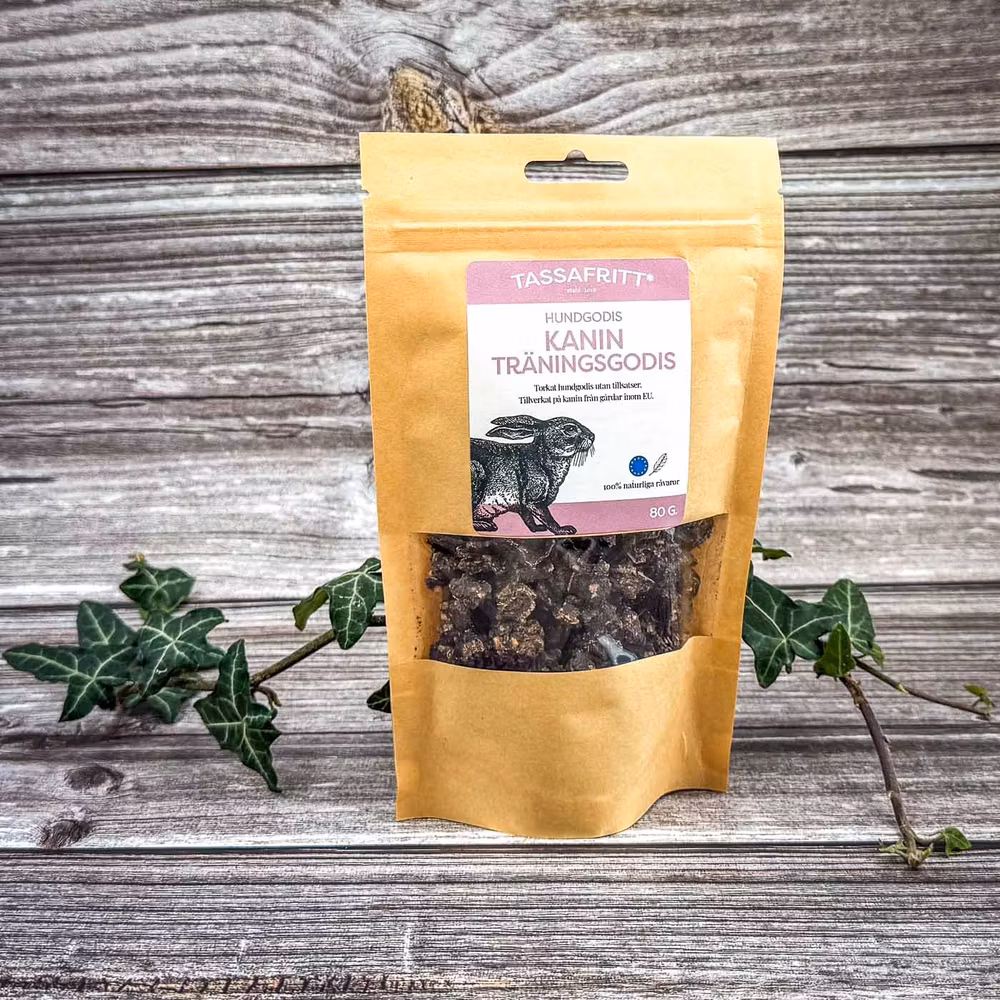 Tassafritt Träningsgodis Kanin 80g