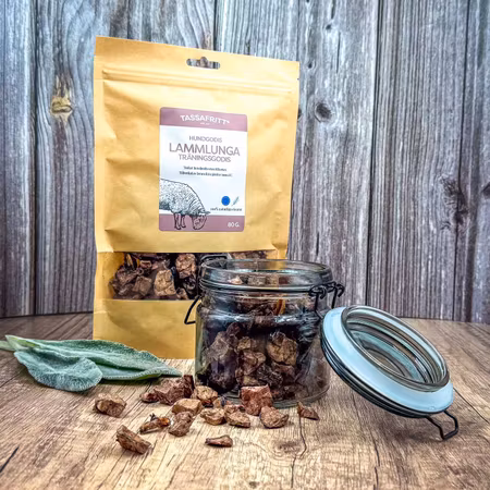 Tassafritt® Träningsgodis Lammlunga 80g