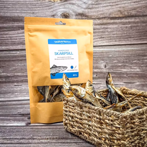 Tassafritt Skarpsill 80g