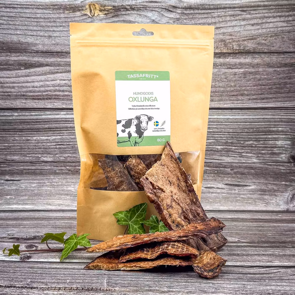 Tassafritt Oxlunga 80g