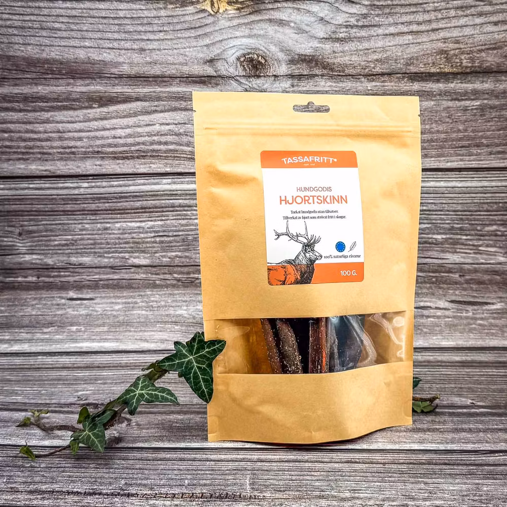 Tassafritt Hjortrulle 100g