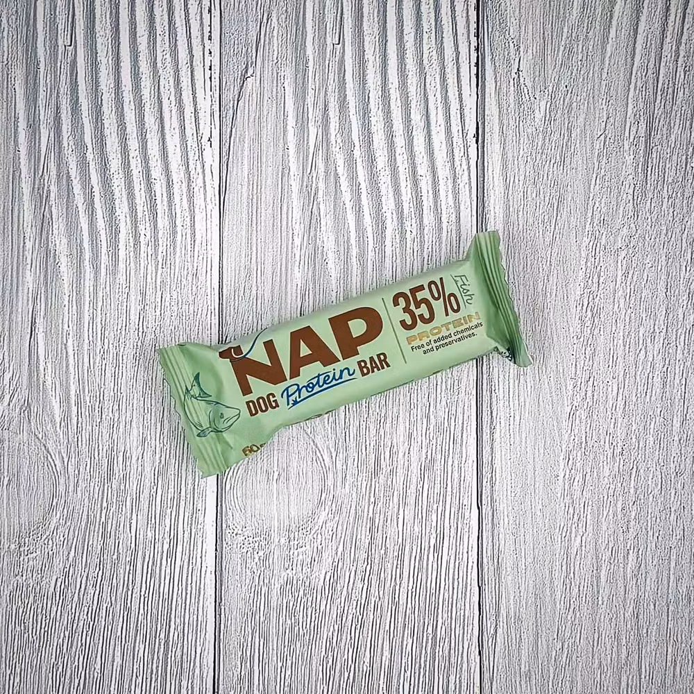 NAP Dog Protein Bar – Fisk 50 g