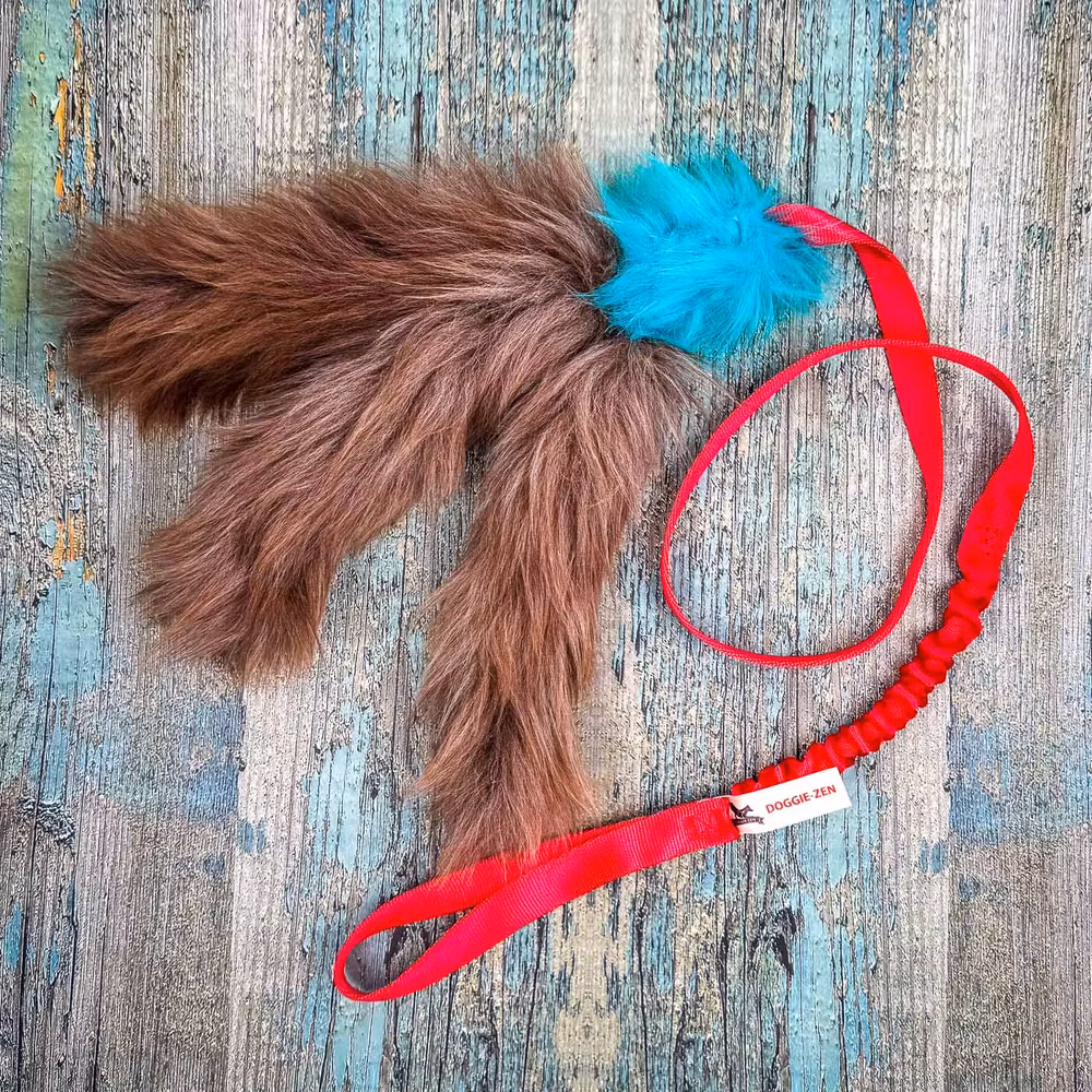 Doggie-Zen Bläckfiskjagare Fårskinn elastisk 🇸🇪